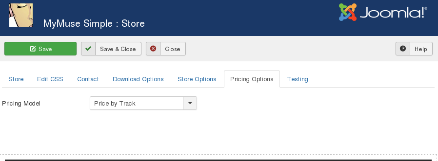 store edit pricing options